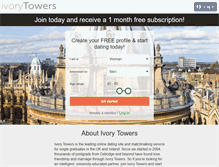 Tablet Screenshot of ivorytowers.net